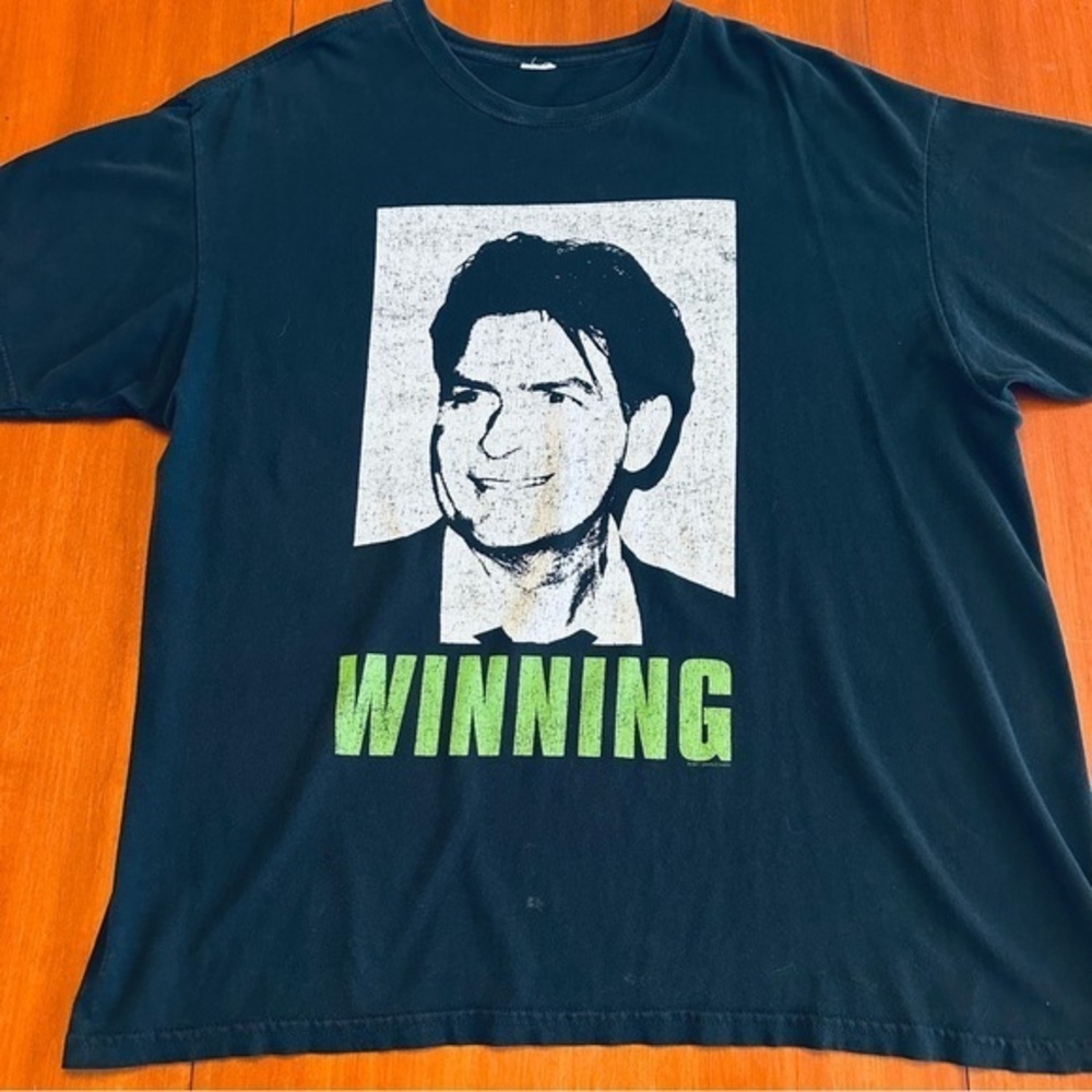 Charlie Sheen "Winning" t shirt